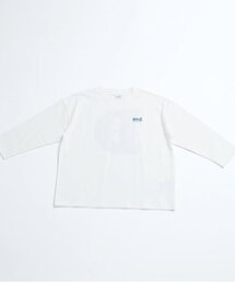 and D. petit main（アンドディープティマイン）の「【親子リンク】KidsD.ロゴビッグロンT（Tシャツ/カットソー・キッズ）」