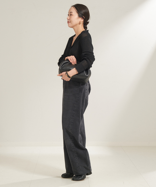 追加》TAILOR COLLAR RIB プルオーバー（ニット/セーター