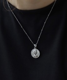 abaskdesign（アバスクデザイン）の「金属アレルギー対応 コインステンレスネックレス（ネックレス）」