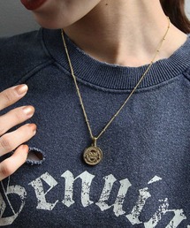 abaskdesign（アバスクデザイン）の「金属アレルギー対応 コインステンレスネックレス（ネックレス）」