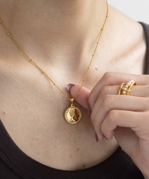 abaskdesign（アバスクデザイン）の「金属アレルギー対応 コインステンレスネックレス（ネックレス）」