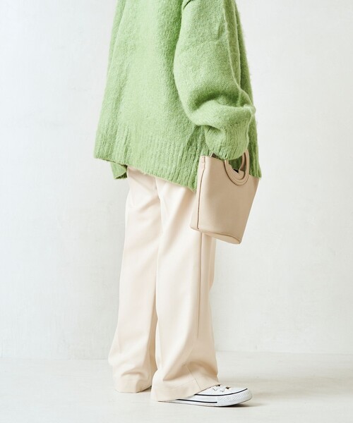 FREAK'S STORE(フリークスストア)の「限定展開 ストレッチ イージー スラックス パンツ(スラックス・レディース・ワインレッド/ベージュ/ネイビー/マスタード/ブラック/ナチュラル・SMALL/MEDIUM/LARGE)」の18枚目の写真