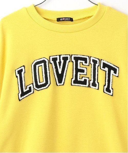 by LOVEiT（バイラビット）の「裾ドローコードプルオーバー（スウェット・キッズ・ホワイト系その他/チャコール/イエロー/ピンク・120cm/130cm/140cm/150cm/160cm）」の16枚目の写真