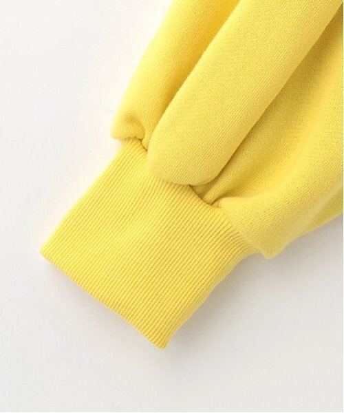 by LOVEiT（バイラビット）の「裾ドローコードプルオーバー（スウェット・キッズ・ホワイト系その他/チャコール/イエロー/ピンク・120cm/130cm/140cm/150cm/160cm）」の5枚目の写真