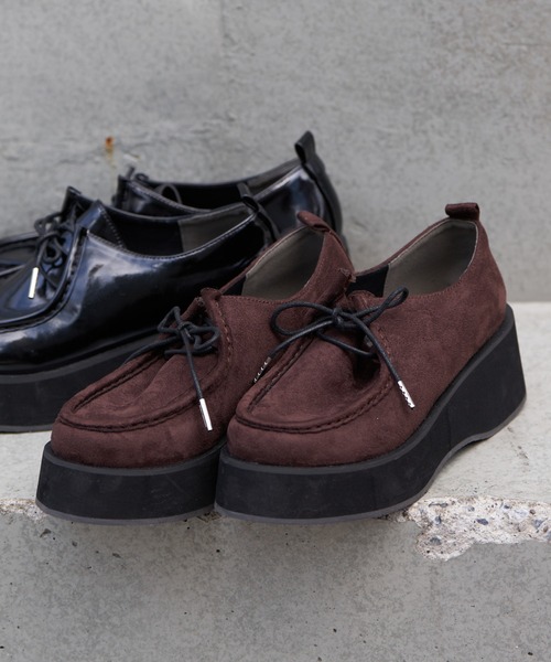 RAY CASSIN(レイカズン)の「レースアップローファー(その他シューズ・レディース・ブラック/ブラウン系その他2・L/M/S)」の2枚目の写真