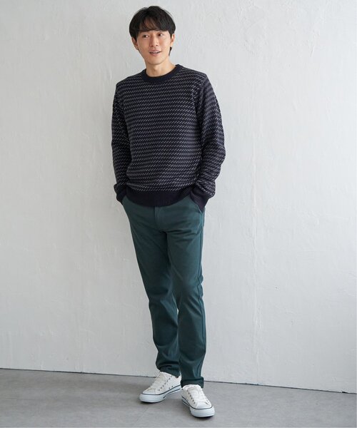 ikka（イッカ）の「バーズアイニット（ニット/セーター・メンズ・グレー/グリーン/ネイビー・M/L/XL/S）」の18枚目の写真