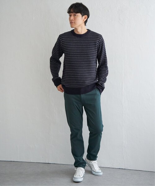 ikka（イッカ）の「バーズアイニット（ニット/セーター・メンズ・グレー/グリーン/ネイビー・M/L/XL/S）」の19枚目の写真
