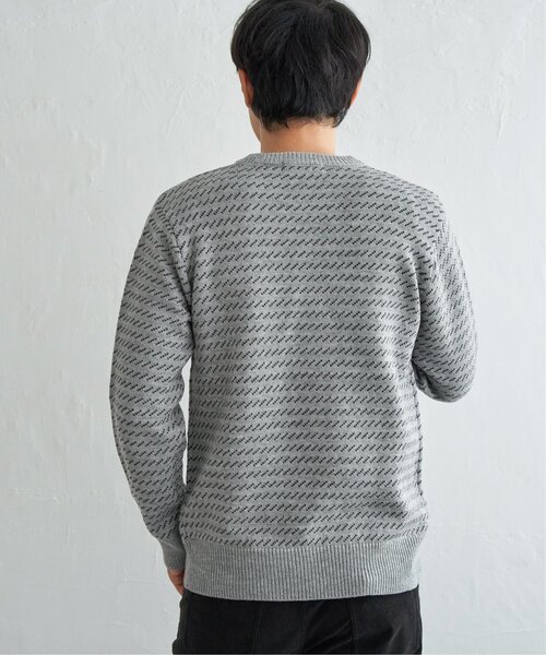 ikka（イッカ）の「バーズアイニット（ニット/セーター・メンズ・グレー/グリーン/ネイビー・M/L/XL/S）」の21枚目の写真