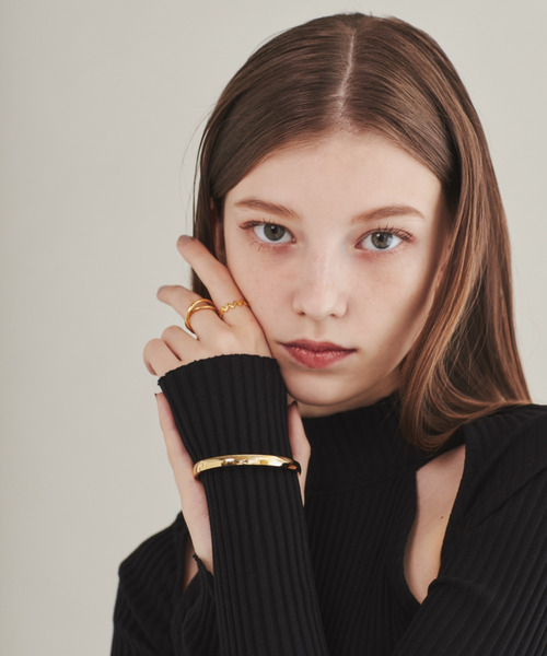 ciite' surgical stainless（シーテサージカルステンレス）の「【 金属アレルギー対応 】 シンプルバングル / ブレスレット サージカルステンレス（バングル/リストバンド・レディース・ゴールド/シルバー・FREE）」の7枚目の写真