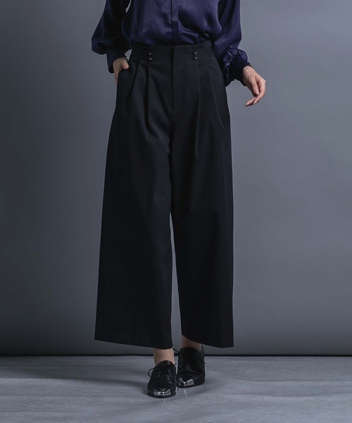【セール】ウエストWタブタックワイドパンツ（その他パンツ）｜RAW FUDGE（ローファッジ）