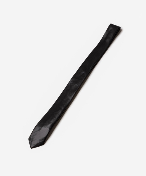 VEIN （ヴェイン）の「PE ヴィンテージサテン ナロータイ / PE VINTAGE SATIN NARROW TIE（ネクタイ・メンズ・ブラック・ONE SIZE）」の10枚目の写真