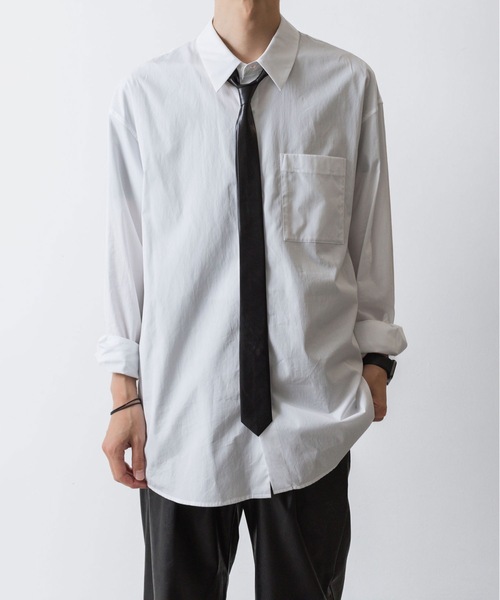 VEIN （ヴェイン）の「PE ヴィンテージサテン ナロータイ / PE VINTAGE SATIN NARROW TIE（ネクタイ・メンズ・ブラック・ONE SIZE）」の3枚目の写真