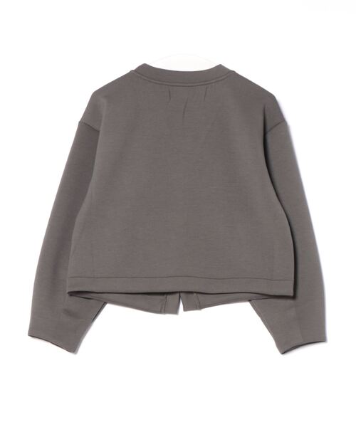 NERGY（ナージー）の「Airy jersey クロップド丈カーディガン（カーディガン/ボレロ・レディース・チャコールグレー/キナリ・FREE）」の3枚目の写真