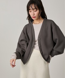NERGY | Airy jersey クロップド丈カーディガン(カーディガン/ボレロ)