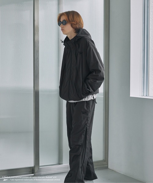 「Reebok別注」ワッシャーナイロンフロント3ジップマウンテンパーカー Reebok別注】ワッシャーナイロンフロント3ジップマウンテン