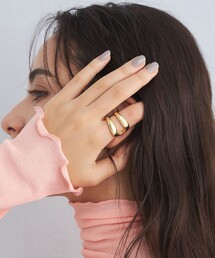 green label relaxing（グリーンレーベルリラクシング）の「＜MC STUDIO＞ ダブル リング（リング・レディース）」