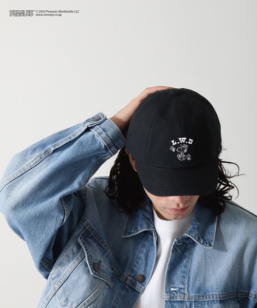 PEANUTS（ピーナッツ）の「PEANUTS LIFE WORK DESIGN WORKSON ベースボールキャップ（キャップ・レディース・ブラック・FREE）」の13枚目の写真