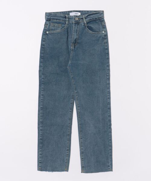 urge:(アージコロン )の「【URGE:】ハイウエスト 切りっぱなし デニムパンツ(デニムパンツ・レディース・ブルー/ブラック・SMALL/MEDIUM/LARGE/X-LARGE)」の6枚目の写真