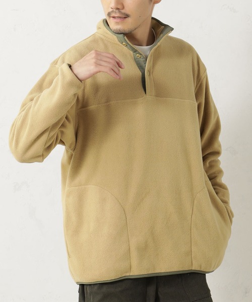 FOUND GOOD(ファウンドグッド)の「フリースプルオーバー(その他トップス・メンズ・グレー系/ブラック/ネイビー/ベージュ/グリーン・L/XL/S/M)」の1枚目の写真