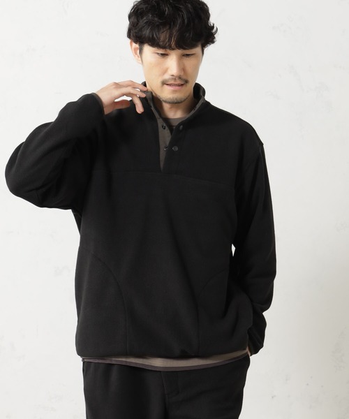 FOUND GOOD(ファウンドグッド)の「フリースプルオーバー(その他トップス・メンズ・グレー系/ブラック/ネイビー/ベージュ/グリーン・L/XL/S/M)」の2枚目の写真