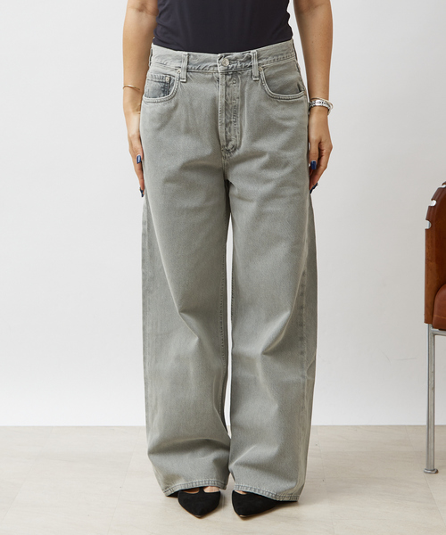 AGOLDE(エーゴールドイー)の「【AGOLDE/エーゴールドイー】LOW SLUNG BAGGY ロースラングバギーデニム ブラック(デニムパンツ・レディース・ブラック・26/27/24)」の7枚目の写真