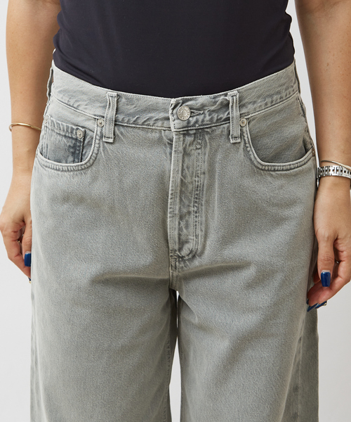 AGOLDE(エーゴールドイー)の「【AGOLDE/エーゴールドイー】LOW SLUNG BAGGY ロースラングバギーデニム ブラック(デニムパンツ・レディース・ブラック・26/27/24)」の11枚目の写真