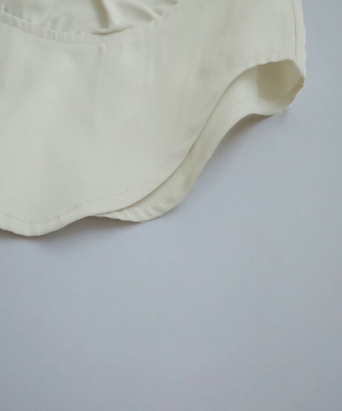 antiqua(アンティカ)の「ドットギャザーデザイントップス(シャツ/ブラウス・レディース・アイボリー/ブラック・ONESIZE)」の19枚目の写真