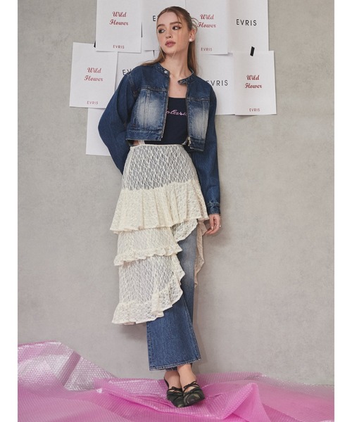 EVRIS（エヴリス）の「バイカラーヒールサンダル（サンダル・レディース・ベージュ/カーキ/ブラック・LARGE/MEDIUM/SMALL）」の15枚目の写真