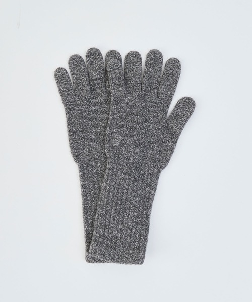 WILLIAM BRUNTON（ウィリアムブラントン）の「【William Brunton】ロングリブカシミヤカフグローブ- 2 Ply Long Rib Cuff Glove（手袋・レディース・ブラック/アイボリー/ライトブラウン/ミント・FREE）」の11枚目の写真
