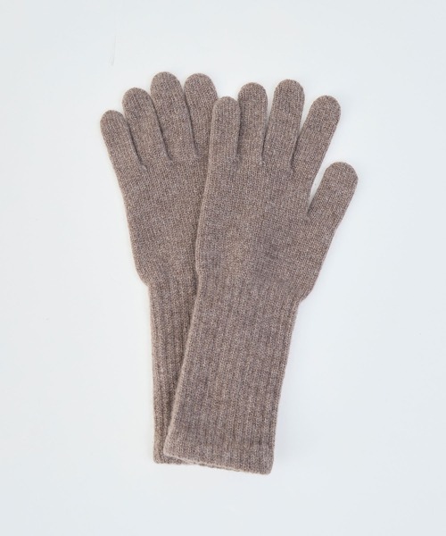 WILLIAM BRUNTON（ウィリアムブラントン）の「【William Brunton】ロングリブカシミヤカフグローブ- 2 Ply Long Rib Cuff Glove（手袋・レディース・ブラック/アイボリー/ライトブラウン/ミント・FREE）」の14枚目の写真