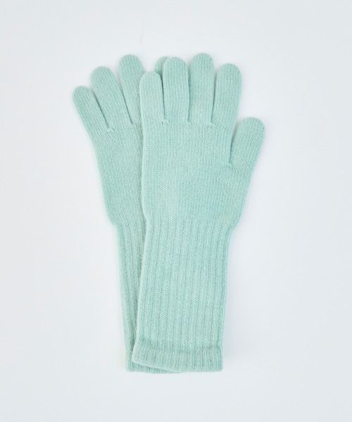 WILLIAM BRUNTON（ウィリアムブラントン）の「【William Brunton】ロングリブカシミヤカフグローブ- 2 Ply Long Rib Cuff Glove（手袋・レディース・ブラック/アイボリー/ライトブラウン/ミント・FREE）」の16枚目の写真