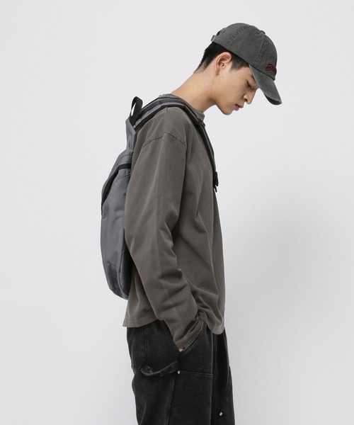 ALAND(エーランド)の「【UNISEX】ALAND/ピグメントロゴロングスリーブ(Tシャツ/カットソー・レディース・チャコール/ブラウン・MEDIUM/LARGE/SMALL)」の11枚目の写真