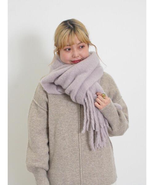 Samansa Mos2（サマンサ モスモス）の「もちもちスタンドネックニット（ニット/セーター・レディース・ブルー/キナリ/ベージュ/イエロー・F）」の20枚目の写真