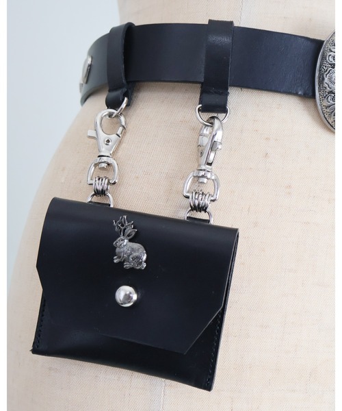 rurumu:（ルルムウ）の「rurumu:/ルルムウ/leather mini pouch belt（ベルト・レディース・ブラック/ホワイト/ブラウン・FREE）」の18枚目の写真