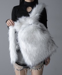 me+em select（ミームセレクト）の「【 ３color 】グラデーションシャギーファーバックパック ／ Gradation shaggy fur backpack（バックパック/リュック）」
