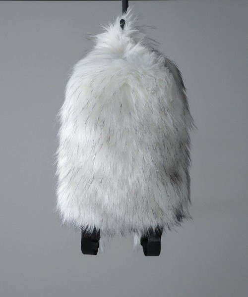 【 ３color 】グラデーションシャギーファーバックパック ／ Gradation shaggy fur backpack（バックパック/リュック）｜me+em select（ミームセレクト）
