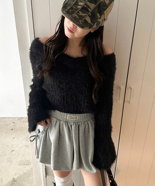 apres jour mignon（アプレジュールミニョン）の「【apresjour mignon SOIE】バルーンスウェットスカート【ZOZOTOWN限定アイテム】（スカート・レディース・ブラック/杢グレー・X-LARGE/フリー）」の15枚目の写真