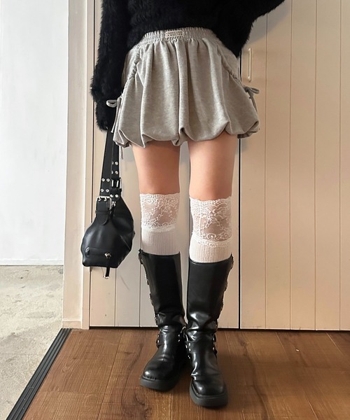apres jour mignon（アプレジュールミニョン）の「【apresjour mignon SOIE】バルーンスウェットスカート【ZOZOTOWN限定アイテム】（スカート・レディース・ブラック/杢グレー・X-LARGE/フリー）」の13枚目の写真