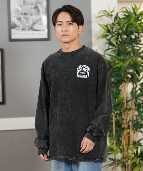 lost(ロスト)の「【ムラサキスポーツ限定】 lost/ロスト ロンTee/長袖Tシャツ バックプリント オーバーサイズ ユニセックス L25S2202(Tシャツ/カットソー・メンズ・ブラック/チャコールグレー・M/XL/L)」の3枚目の写真