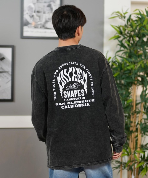 lost(ロスト)の「【ムラサキスポーツ限定】 lost/ロスト ロンTee/長袖Tシャツ バックプリント オーバーサイズ ユニセックス L25S2202(Tシャツ/カットソー・メンズ・ブラック/チャコールグレー・M/XL/L)」の4枚目の写真