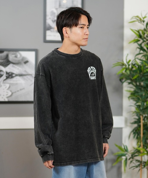 lost(ロスト)の「【ムラサキスポーツ限定】 lost/ロスト ロンTee/長袖Tシャツ バックプリント オーバーサイズ ユニセックス L25S2202(Tシャツ/カットソー・メンズ・ブラック/チャコールグレー・M/XL/L)」の5枚目の写真