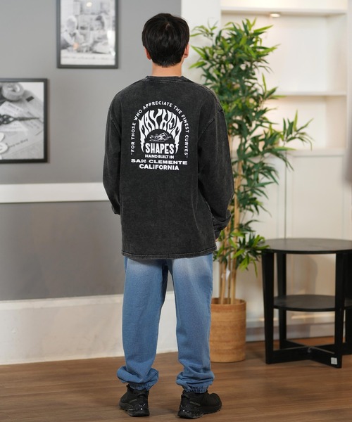 lost(ロスト)の「【ムラサキスポーツ限定】 lost/ロスト ロンTee/長袖Tシャツ バックプリント オーバーサイズ ユニセックス L25S2202(Tシャツ/カットソー・メンズ・ブラック/チャコールグレー・M/XL/L)」の8枚目の写真