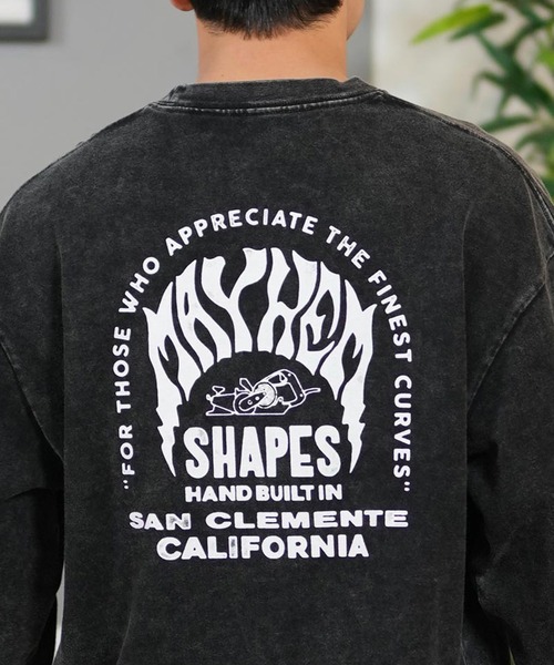 lost(ロスト)の「【ムラサキスポーツ限定】 lost/ロスト ロンTee/長袖Tシャツ バックプリント オーバーサイズ ユニセックス L25S2202(Tシャツ/カットソー・メンズ・ブラック/チャコールグレー・M/XL/L)」の10枚目の写真