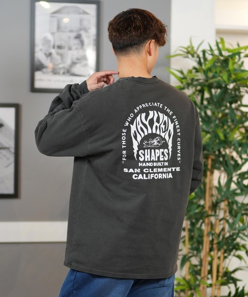 lost(ロスト)の「【ムラサキスポーツ限定】 lost/ロスト ロンTee/長袖Tシャツ バックプリント オーバーサイズ ユニセックス L25S2202(Tシャツ/カットソー・メンズ・ブラック/チャコールグレー・M/XL/L)」の13枚目の写真
