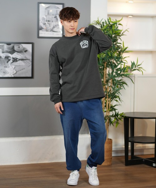 lost(ロスト)の「【ムラサキスポーツ限定】 lost/ロスト ロンTee/長袖Tシャツ バックプリント オーバーサイズ ユニセックス L25S2202(Tシャツ/カットソー・メンズ・ブラック/チャコールグレー・M/XL/L)」の14枚目の写真