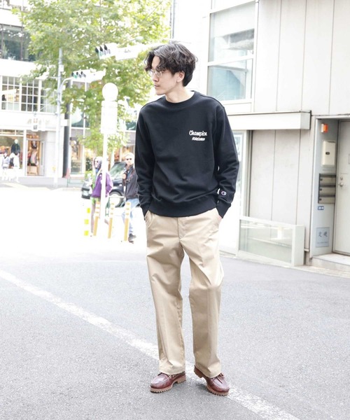 Champion(チャンピオン)の「Champion(チャンピオン)【メンズ】バックプリントクルー(スウェット・メンズ・ブラック/グレー/キナリ・M/L/XL)」の18枚目の写真