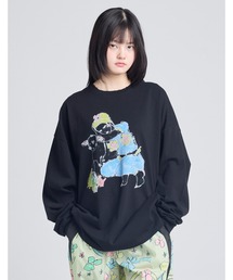 Little sunny bite | 『little sunny bite x natalie krim』 a girl long tee(Tシャツ/カットソー)