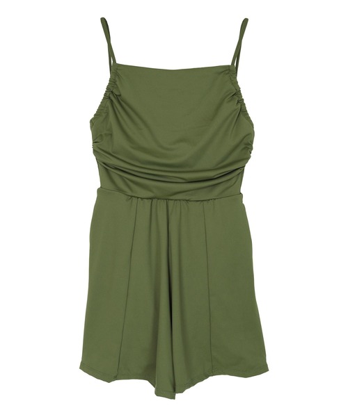 セール】サイドギャザーオールインワン/ワンピース水着（水着）｜SEA