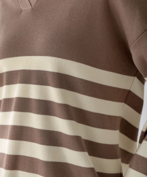 Bou Jeloud（ブージュルード）の「ボーダーニット×パンツ セットアップ（つなぎ/オールインワン・レディース・ブラック/グレー・38）」の18枚目の写真