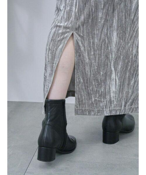 Samansa Mos2 blue（サマンサモスモスブルー）の「◎ベロアナロースカート（スカート・レディース・オレンジ/グレー/ブラック・F）」の13枚目の写真